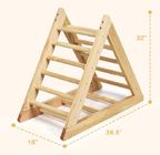 Wooden Climbing Triangle Ladder Triangle Climber with Climbing Ladder for Toddlers